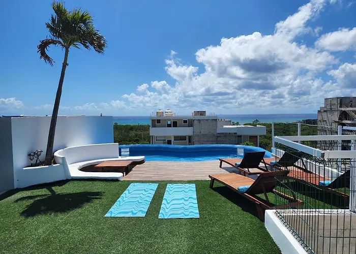 Near From The And Rooftop Ocean View 02 Playa del Carmen